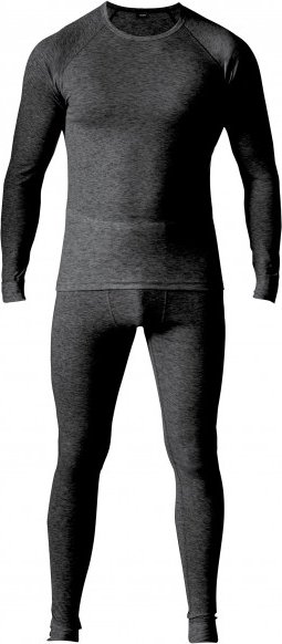 Maier Sports - Wäsche-Set Adrian - Kunstfaserunterwäsche Gr XXL schwarz/grau