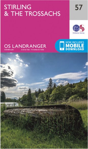 Ordnance Survey - Stirling / The Trossachs L057 - Wanderkarte Ausgabe 2016
