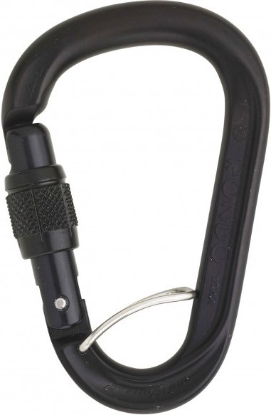 AustriAlpin - HMS Rondo Alu Schrauber Selfie - HMS-Karabiner grau