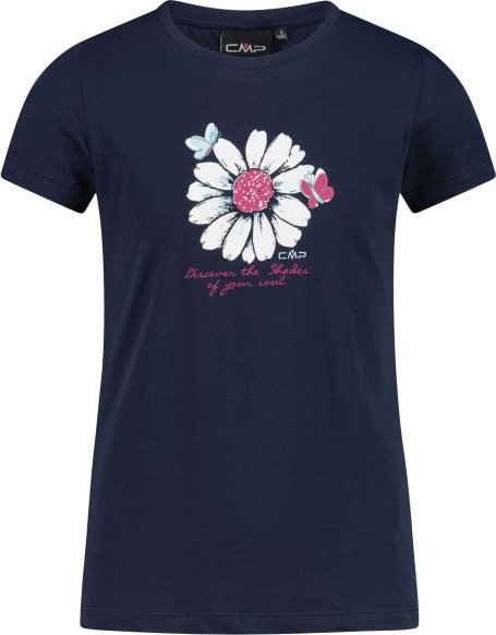 CMP - Girl's T-Shirt - T-Shirt Gr 140 blau
