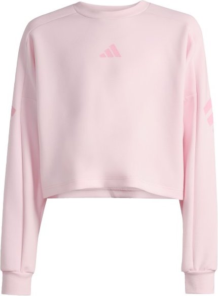 adidas - Kid's Future Icons 3-Stripes Crew - Pullover Gr 164 rosa