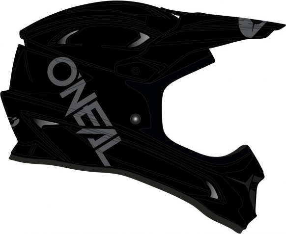 O'Neal - Sonus Helmet Solid - Radhelm Gr S - 55/56 cm schwarz