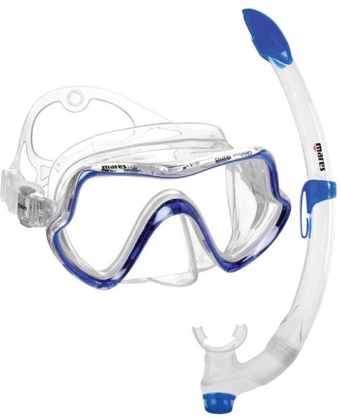 Mares - Combo Pure Vision - Schnorchelset blau