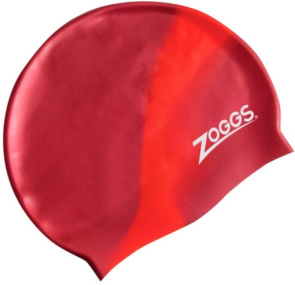 Zoggs - Kid's Silicone Cap Multi Colour - Badekappe rot/rosa