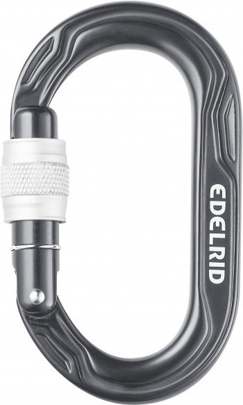 Edelrid - Kiwi Screw - Schraubkarabiner grau
