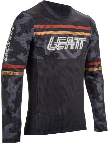 Thumbnail - Leatt - MTB Gravity 4.0 Jersey - Radtrikot Gr S grau