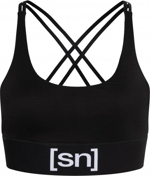 super.natural - Women's Super Top - Sport-BH Gr S schwarz