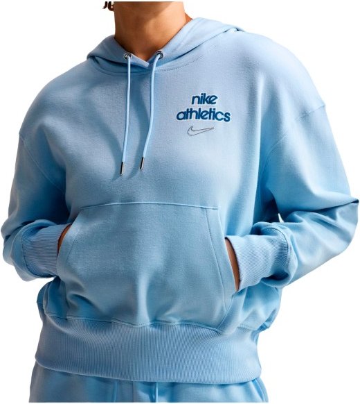 Nike - Women's Phoenix Fleece Pullover Hoodie L/S - Hoodie Gr L blau