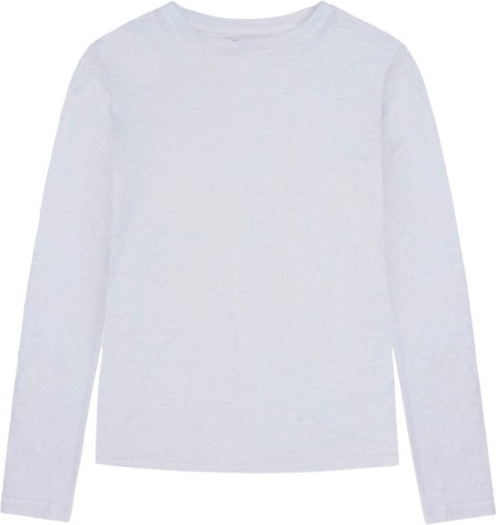 KnowledgeCotton Apparel - Women's L/S Linen T-Shirt - Longsleeve Gr XXL weiß