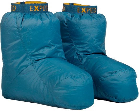 Exped - Down Sock - Hüttenschuhe Gr L blau