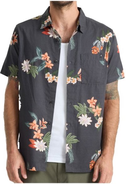 Roark - Journey S/S Woven - Hemd Gr XL grau