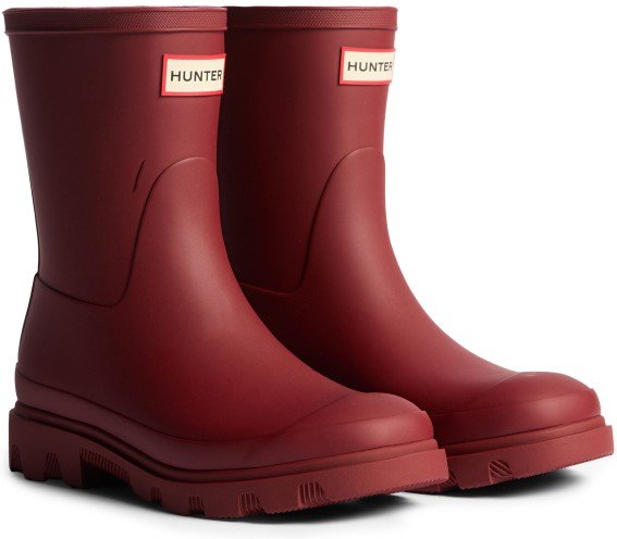 Hunter Boots - Downpour Short Boot - Gummistiefel Gr 36 rot