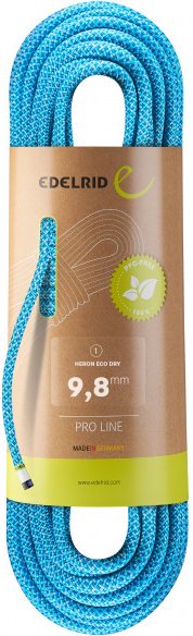 Edelrid - Heron Eco Dry 9,8 - Einfachseil Gr 60 m bunt