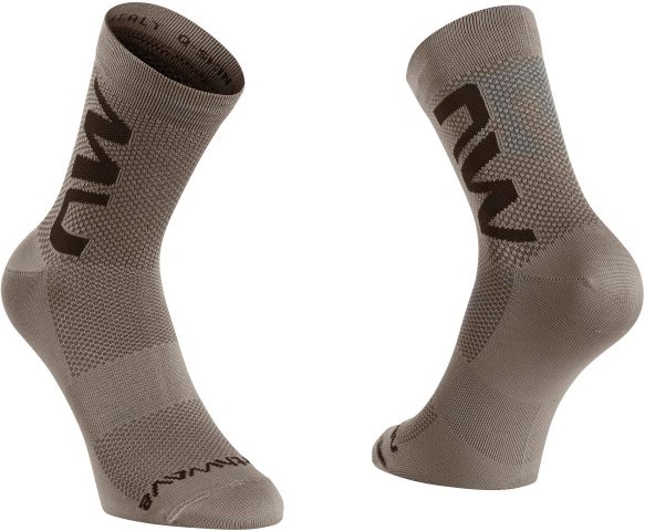 Northwave - Extreme Air Mid Sock - Radsocken Gr 36-39 braun/grau
