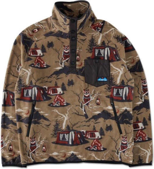 KAVU - Teannaway - Fleecepullover Gr L braun