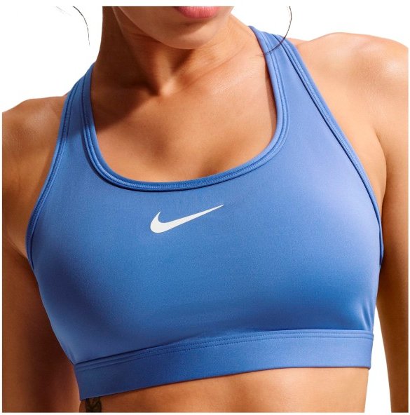 Nike - Women's Dri-Fit Swoosh Medium Support Bra - Sport-BH Gr M blau