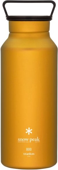 Snow Peak - Titanium Aurora Bottle - Trinkflasche Gr 800 ml orange