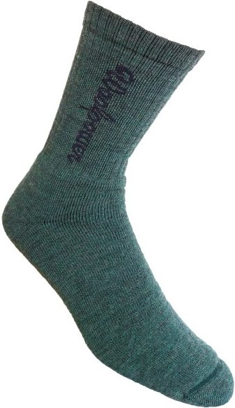 Woolpower - Sport Socks 400 Logo - Wandersocken Gr 40-44 blau