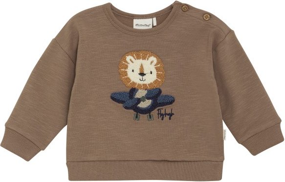Minymo - Kid's Sweatshirt L/S No. 114016 - Pullover Gr 68 braun