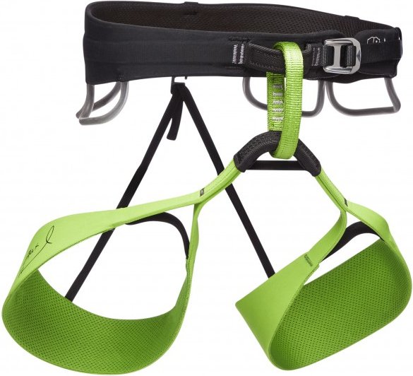 Black Diamond - Solution Harness-Honnold Edition - Klettergurt Gr M grün