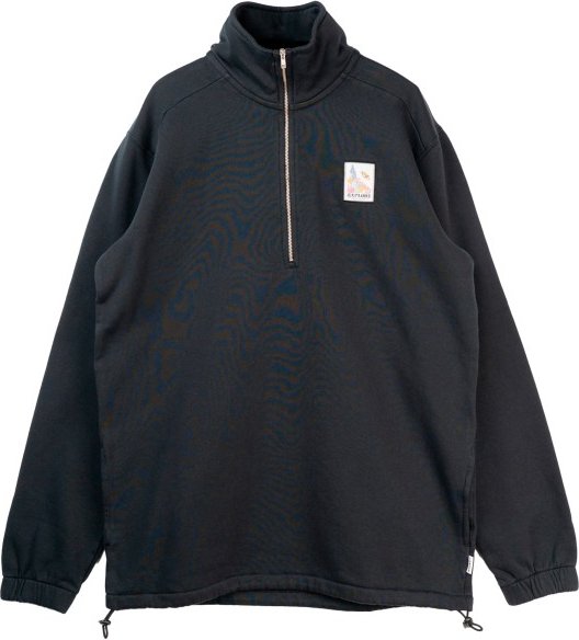 LAKOR - Halfzip Wall of Wonder Patch - Pullover Gr XL schwarz