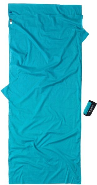 Cocoon - Insect Shield TravelSheet Egyptian Cotton - Reiseschlafsack Gr 218 x 90 cm türkis