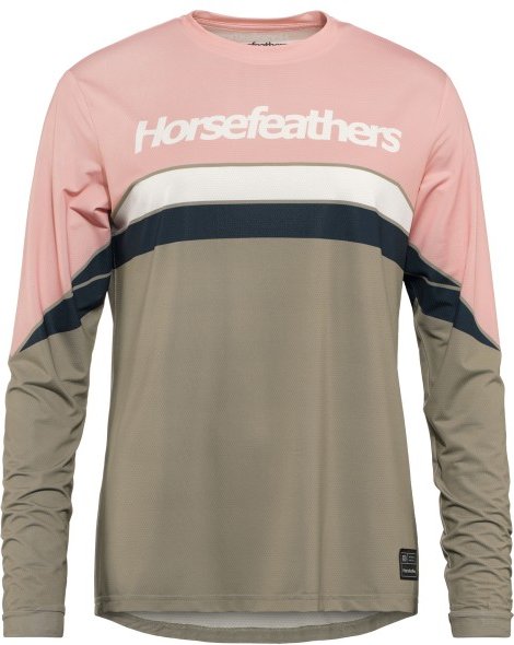 Horsefeathers - Women's Quantum L/S Bike Jersey - Radtrikot Gr M beige