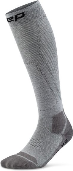 CEP - Women's Hiking Light Cushion Socks Tall - Kompressionssocken Gr III grau