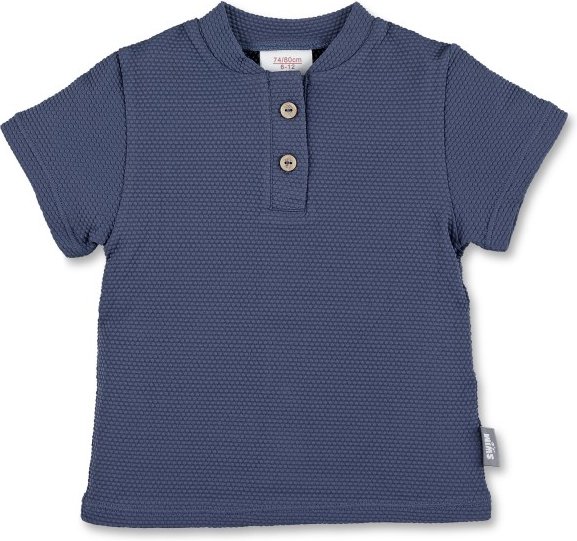 Sterntaler - Kid's Kurzarm-Schwimmshirt Struktur - Lycra Gr 62/68 blau