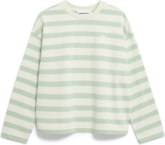 Thumbnail - ARMEDANGELS - Women's Frankaa Maarlen Bold - Pullover Gr M weiß