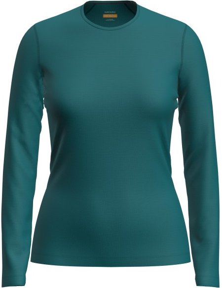 Icebreaker - Women's 200 Oasis L/S Crewe - Merinounterwäsche Gr M blau/türkis