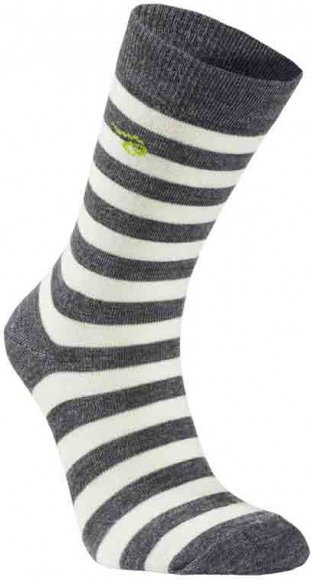 Thumbnail - Ivanhoe of Sweden - Wool Sock Stripe - Merinosocken Gr 35-38 grau