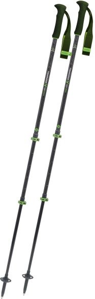 Komperdell - Carbon Evo Zero - Trekkingstöcke Gr 105-140 cm grün