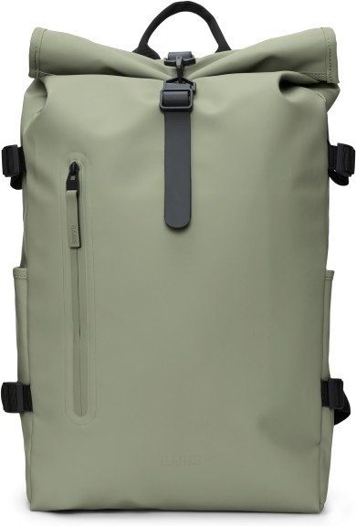 Thumbnail - Rains - Rolltop Rucksack Large W3 23 - Daypack oliv