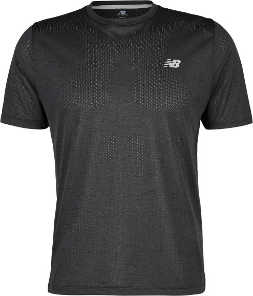 New Balance - Athletics T-Shirt - Laufshirt Gr XL grau/schwarz