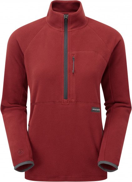 ARTILECT - Women's Halfmoon Bio Pullover - Fleecepullover Gr L rot