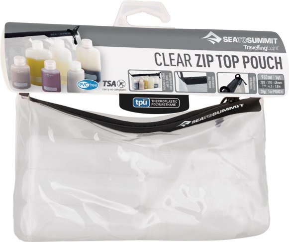 Sea to Summit - TPU Clear Ziptop Pouch - Kulturbeutel Gr One Size clear