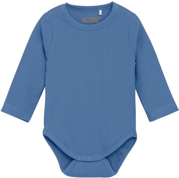 Huttelihut - Kid's Body L/S Rib Boy - Alltagsunterwäsche Gr 74 blau