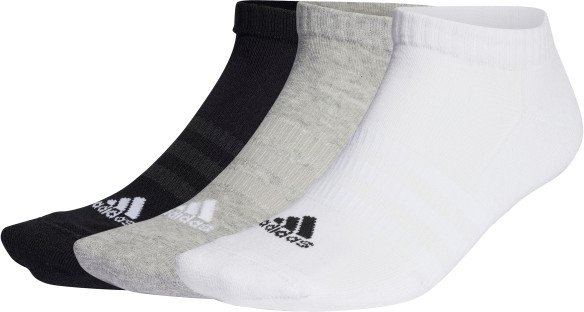 adidas - Cushioned Sportswear Low Cut Socks 3-Pack - Multifunktionssocken Gr 46-48 - XL weiß