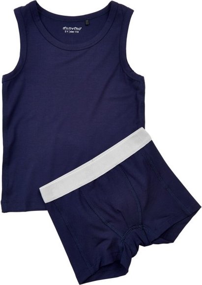 Minymo - Kid's Underwear Set No. 4876 - Alltagsunterwäsche Gr 80 blau
