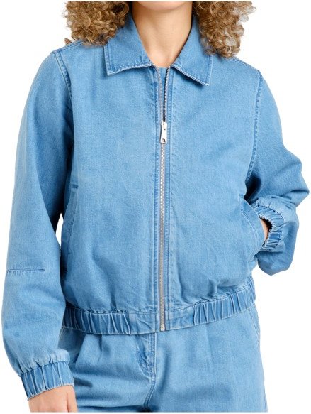 DEDICATED - Women's Jacket Sunna Denim - Freizeitjacke Gr L blau
