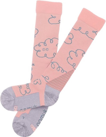 Namuk - Kid's Clouds Merino Ski Socks - Skisocken Gr 27-30 rosa