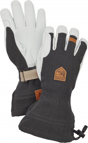 Hestra - Army Leather Patrol Gauntlet 5 Finger - Handschuhe Gr 8 grau
