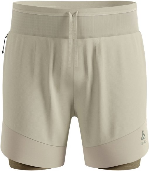 Odlo - X-Alp Trail 6 Inch 2-in-1 Short - Laufshorts Gr XL beige