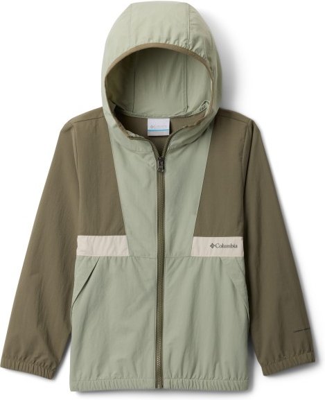 Columbia - Kid's Spire Valley Windbreaker - Windjacke Gr S oliv