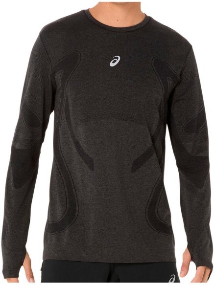 Thumbnail - Asics - Road Seamless L/S Top - Laufshirt Gr L schwarz