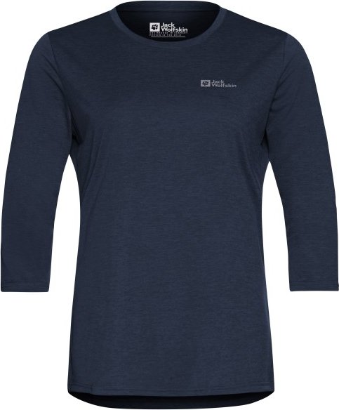 Jack Wolfskin - Women's Crosstrail 3/4 Tee - Longsleeve Gr XL blau