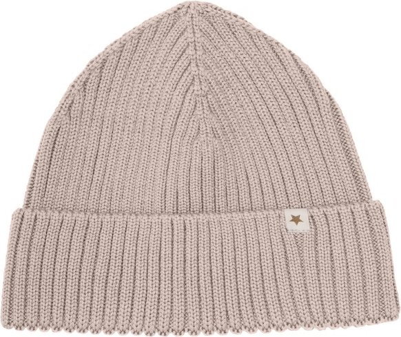 Huttelihut - Kid's Beanie Wool Knit Merino - Mütze Gr 50 cm - 12-24 Months grau