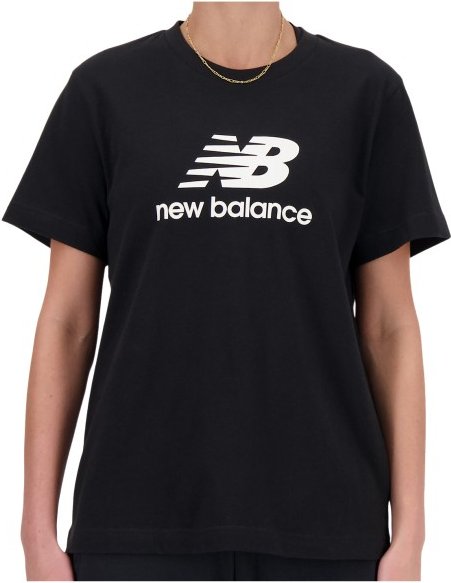 Thumbnail - New Balance - Women's Sport Essentials Jersey Logo T-Shirt - T-Shirt Gr M schwarz