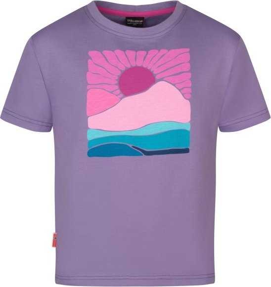 Trollkids - Girl's Falketind T - T-Shirt Gr 176 lila